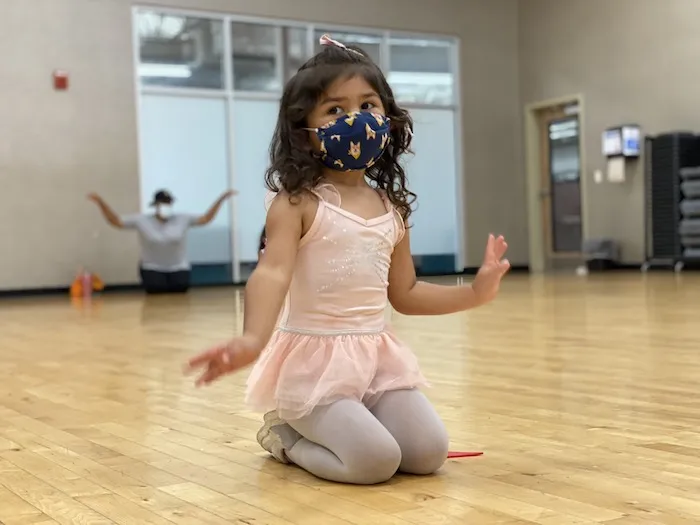 Having fun in Y Dance Class!