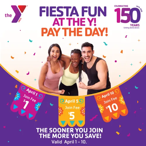 Fiesta Fun at the Y - Pay the day!