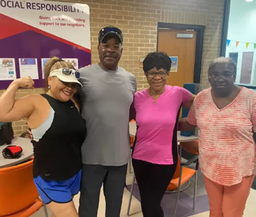 Seniors participating in the ForeverWell program at the Davis-Scott Family YMCA