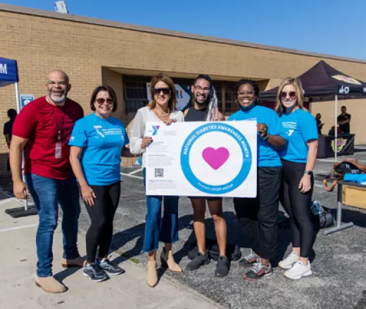 Members participating in Diabetes Awareness