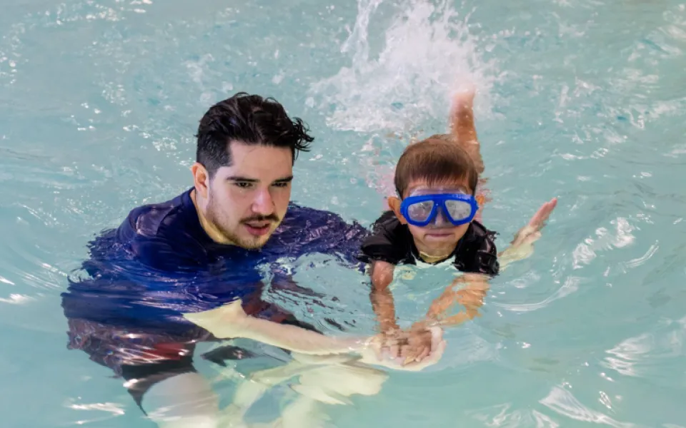 School Age Swimmer