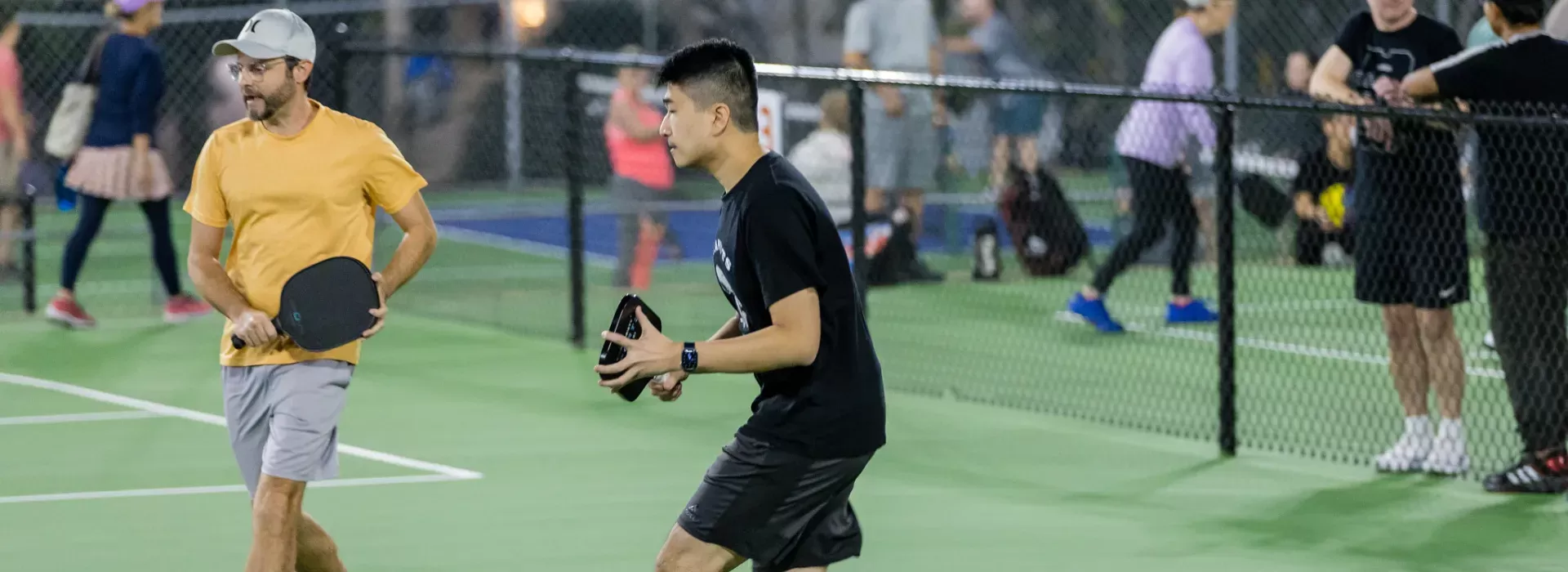 Playing Pickleball