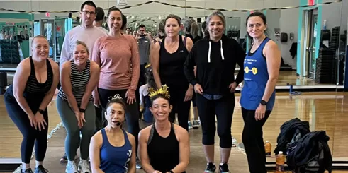 Group Exercise class at the Schertz Family YMCA